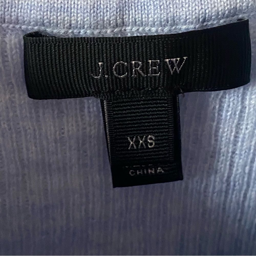 J. Crew Tiered blue merino wool top - Picture 7 of 13